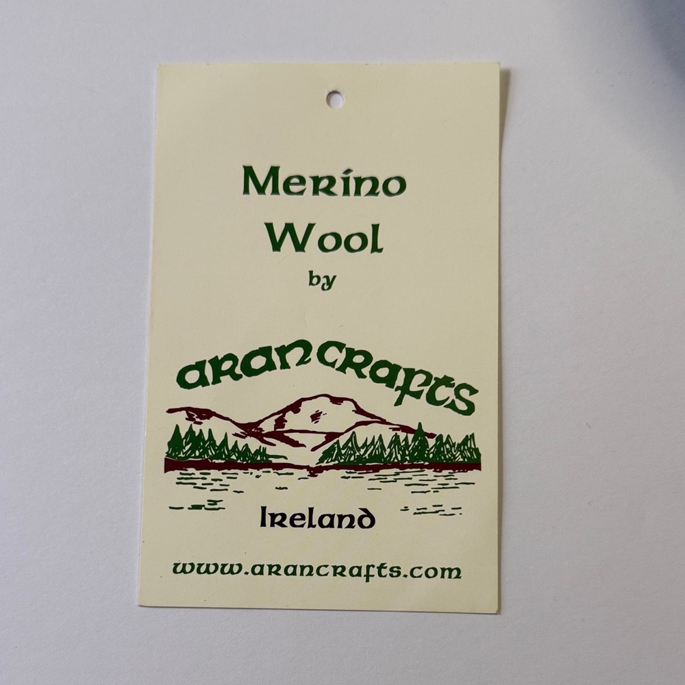 Aran Crafts Green Cable Knit Merino Wool Cardigan - Picture 5 of 5